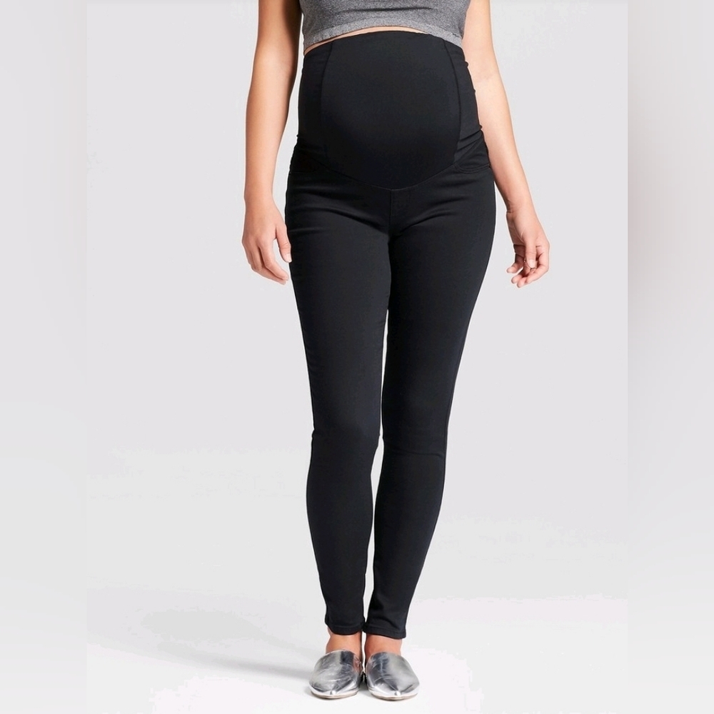 Over Belly Black Skinny Maternity Jeans - Isabel Maternity by Ingrid & Isabel